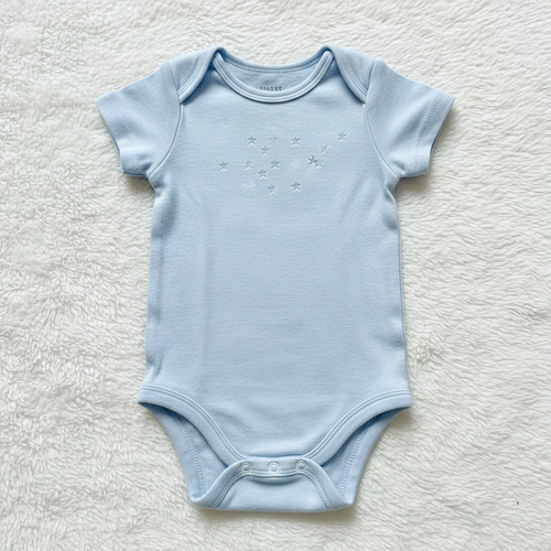 Body bébé coton - Bleu ciel