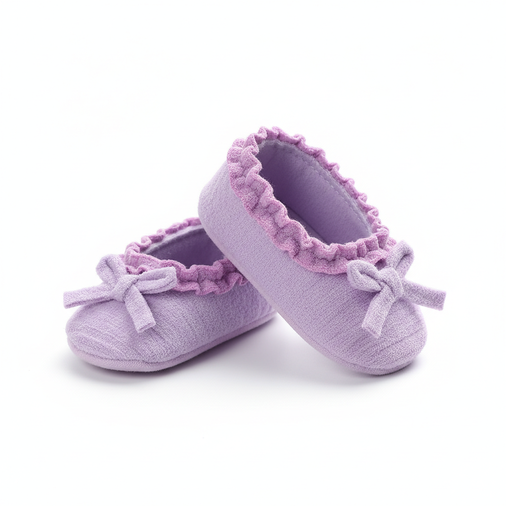 Chausson bébé lilas