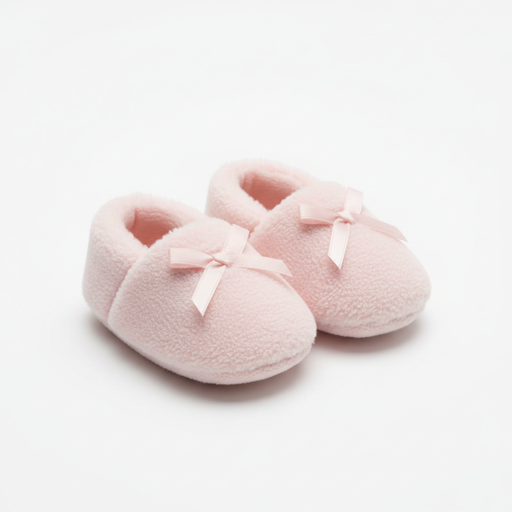 Chausson bébé rose