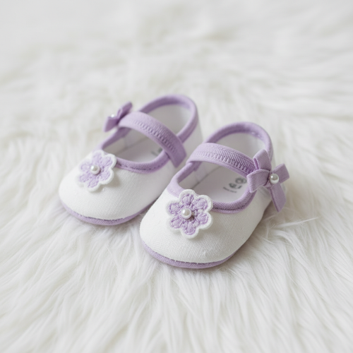 Chaussures bébé fille - Lavande