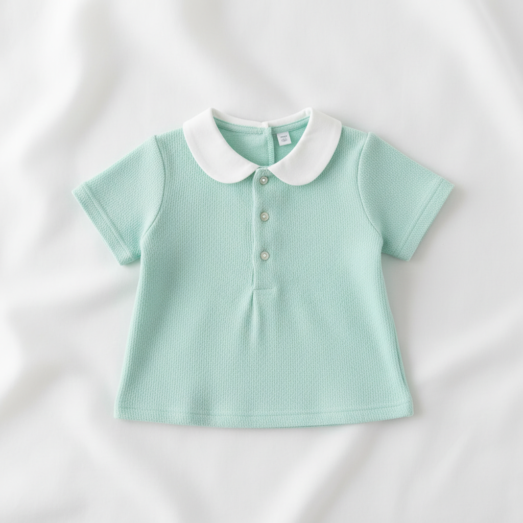 Chemise bébé - Vert menthe