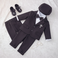 Ensemble baptême garçon - Noir