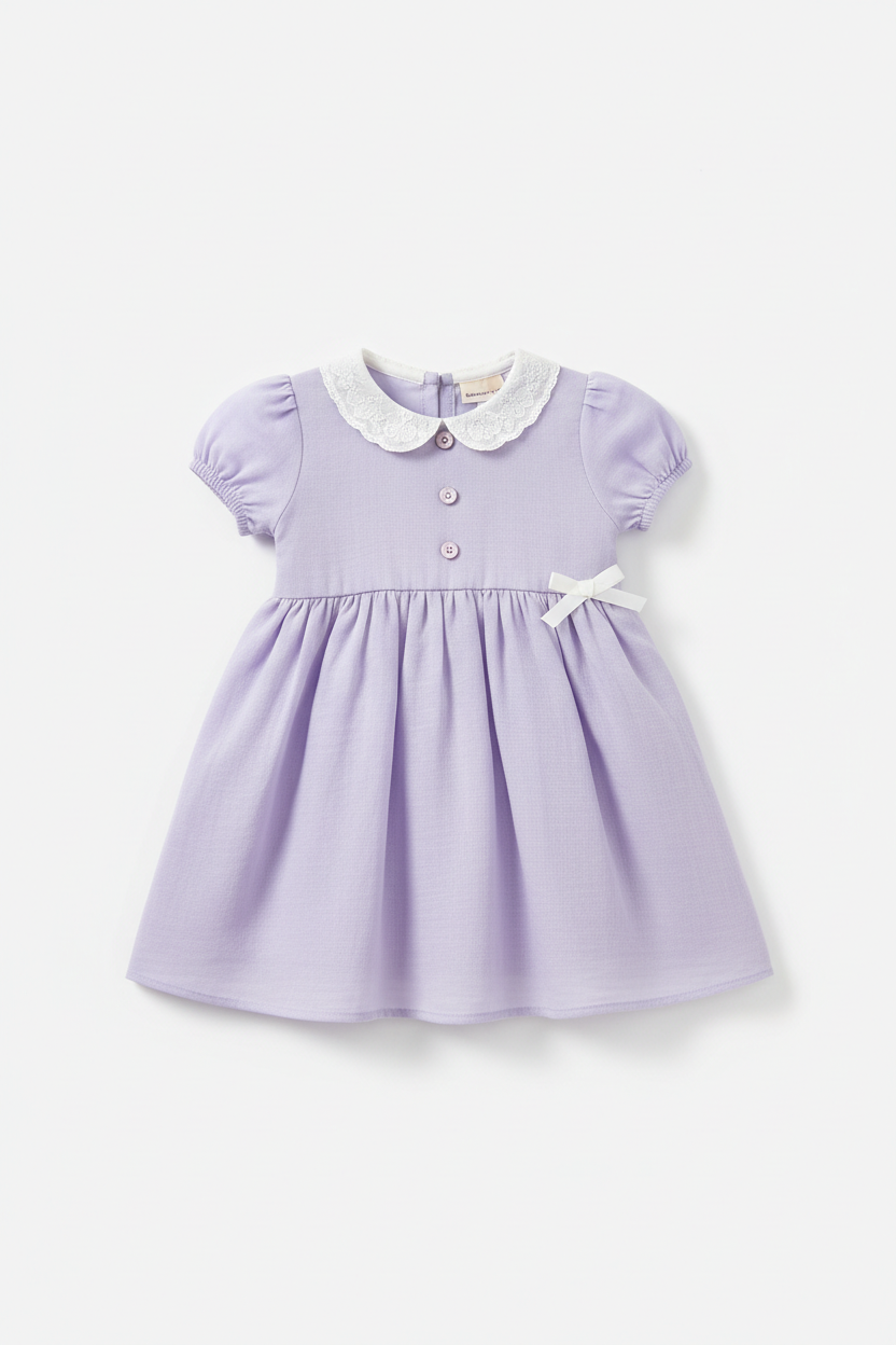 Robe bébé lavande