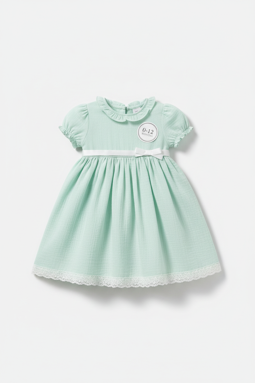 Robe bébé menthe