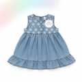 Robe en jean bébé - Bleu clair