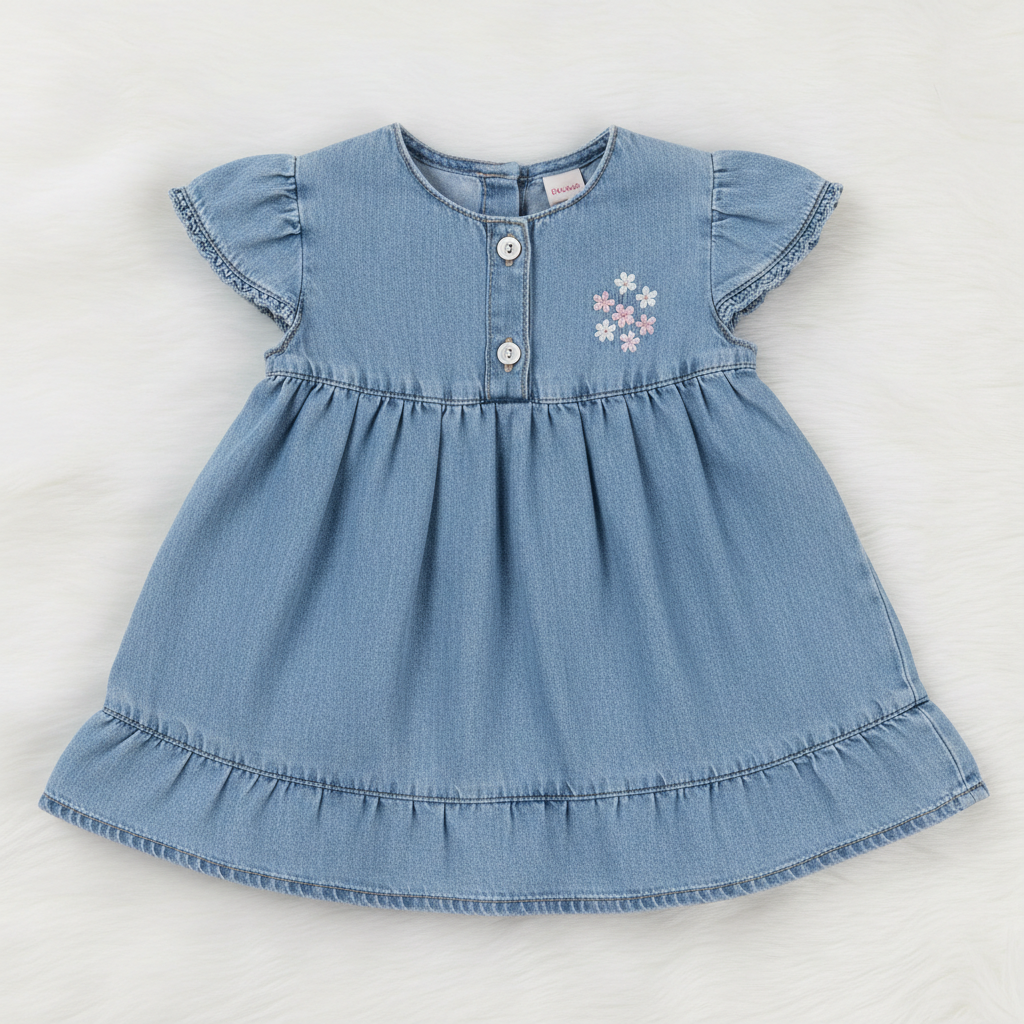 Robe en jean pour bébé