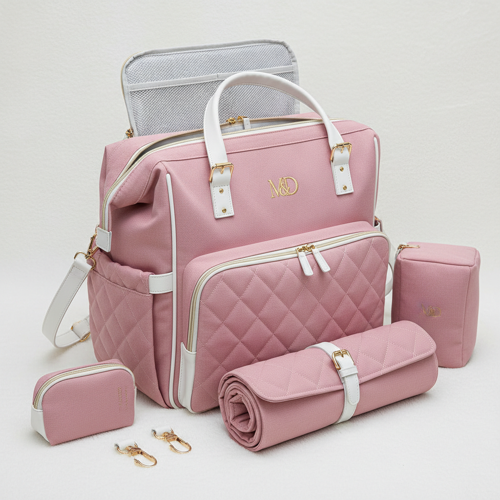 Sac parental - Rose poudré